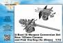 1/72 Type IXC weapon conversion set - new 105mm cannon and Flak
