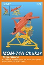 1/32 MQM-74A Chukar Target Drone Detailed 3D printed kit 1/32 MQM-74A Chukar Target Drone Detailed 3D printed kit