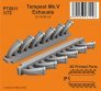 1/72 Tempest Mk.V Exhausts for Airfix