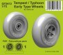 1/72 Tempest / Typhoon Early Type Wheels for Airfix