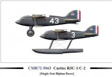 CMR Curtiss R-3C-1 / R-3C-2 Pulitzer & Schneider 1/72 CMR Curtiss R-3C-1 / R-3C-2 Pulitzer & Schneider 1/72