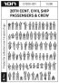 20th century civil ship passengers & crew 1/200