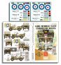 1/35 decals Ghq Middle East Command Jeeps