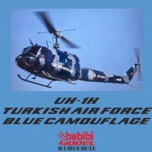1/72 Bell UH-1H Iroquois Turkish Air Force Blue Camouflage 1/72 Bell UH-1H Iroquois Turkish Air Force Blue Camouflage