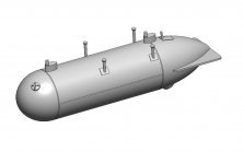 1/48 Nakajima Ki-43-II Hayabusa Drop Tanks 1/48 Nakajima Ki-43-II Hayabusa Drop Tanks