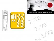 1/72 Nakajima Ki-27 Ko Vacu Canopy & Mask for Hasegawa 1/72 Nakajima Ki-27 Ko Vacu Canopy & Mask for Hasegawa