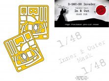1/48 Douglas A-26C-15 Invader mask for Icm Ua Uk 1/48 Douglas A-26C-15 Invader mask for Icm Ua Uk