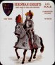 1/72 European Knights on horseback x 12