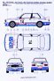 1/43 BMW M3 1987 Rally Tour de Corse decal