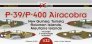 1/32 P-39/P-400 Airacobra 6x camouflages decal