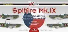 DK Decals Spitfire Mk.IX Escadrons Tchécoslovaques RAF 1/32 DK Decals Spitfire Mk.IX Escadrons Tchécoslovaques RAF 1/32