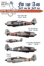 Eagle Cal Décalcomanies Fw-190A 1/32 JG 300/301 Eagle Cal Décalcomanies Fw-190A 1/32 JG 300/301