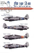 EagleCals 1/32 Fw-190A-8 Décalcomanies Luftwaffe 1945/46 EagleCals 1/32 Fw-190A-8 Décalcomanies Luftwaffe 1945/46