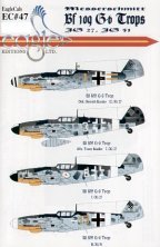 Eagle Cal 1/48 Bf-109G-6 Tropical - 4 marquages JG 27 Eagle Cal 1/48 Bf-109G-6 Tropical - 4 marquages JG 27