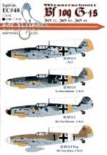 Eagle Cal Décals 1/48 Messerschmitt Bf-109G-4 Markages WWII Eagle Cal Décals 1/48 Messerschmitt Bf-109G-4 Markages WWII