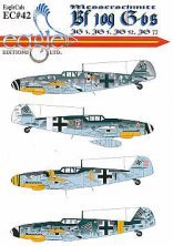 EagleCals 1/72 Décals Messerschmitt Bf-109G-6 EagleCals 1/72 Décals Messerschmitt Bf-109G-6