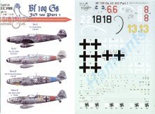 Eagle Cal 1/72 Décals Bf-109G JG 300 Pt 1 Eagle Cal 1/72 Décals Bf-109G JG 300 Pt 1