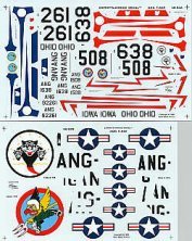 Décals 1/48 Republic F-84E Air National Guard Experts Choice Décals 1/48 Republic F-84E Air National Guard Experts Choice