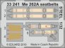 1/32 Me 262A seatbelts STEEL colour photoetched set