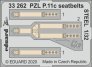 1/32 PZL P.11c seatbelts STEEL