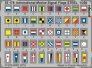 SET 1/350 International Marine Signal Flags STEEL