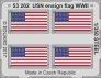 1/350 USN ensign flag WW2STEEL
