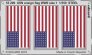 SET 1/350 USN ensign flag WWII size 1 STEEL