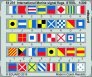 SET 1/200 International Marine signal flags STEEL