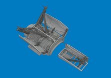 Eduard Brassin F-16C Soutes Roues et Jambes 1/48 Tamiya Eduard Brassin F-16C Soutes Roues et Jambes 1/48 Tamiya