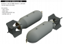 Brassin 1/48 US 1000lb bombs