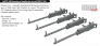 Brassin 1/48 M2 Browning with handles for aircraft