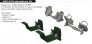 Brassin 1/48 Bf 109E rudder pedals early
