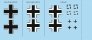 1/48 Decals Bf 109F-2 national insignia