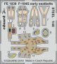 1/48 F-104G early seatbelts STEEL colour photoetched set
