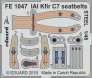 1/48 IAI Kfir C7 seatbelts STEEL