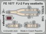 1/48 FJ-2 Fury seatbelts STEEL