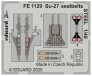 1/48 Su-27S seatbelts STEEL