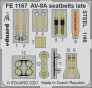 1/48 AV-8A seatbelts late STEEL