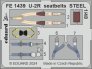 1/48 U-2R seatbelts STEEL for Hobby Boss