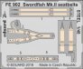 1/48 Swordfish Mk.II seatbelts STEEL