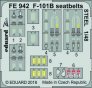 1/48 F-101B seatbelts STEEL