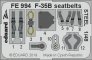 1/48 F-35B seatbelts STEEL