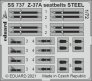 Let Z-37A seatbelts Steel 1/72