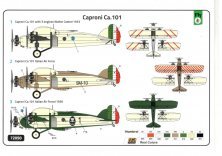 FLY Caproni Ca.101 Camouflage 1/72 - 3 livrées italiennes FLY Caproni Ca.101 Camouflage 1/72 - 3 livrées italiennes