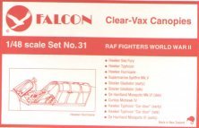 Falcon 1/48 RAF Fighters WWII Verrières Vac-Form Falcon 1/48 RAF Fighters WWII Verrières Vac-Form