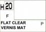 H020 Flat Clear - Vernis mat