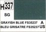 H337 Grayish blue - Bleu grisatre FS35237