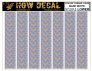 1/72 Decals 4-colour LOZENGE faded base white LOWER