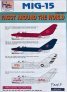 1/48 Decals MiG-15 Fagot around the world - Part 3