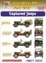 1/35 Decals Jeep Willys MB/Ford GPW Captured Jeeps